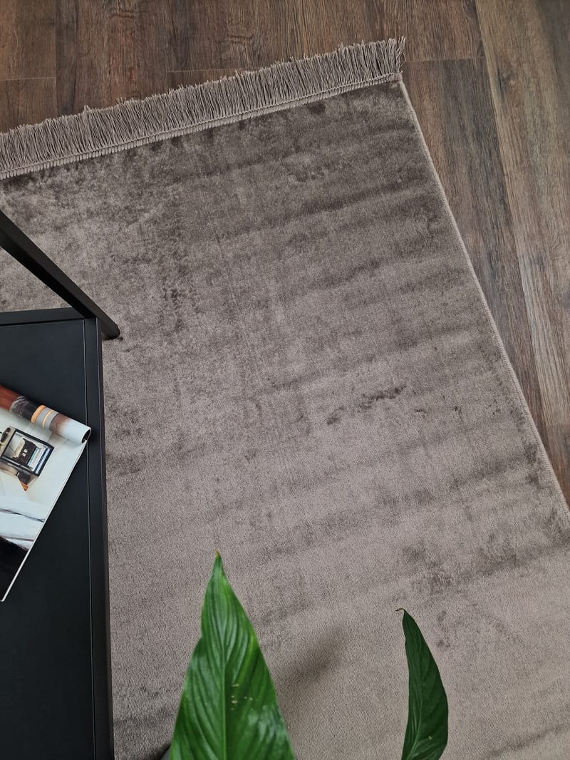 Viskoosimatto Granada 200x290 cm Taupe - Taupe - Kodintekstiilit & matot - Matto - Moderni matto - Viskoosimatto & keinosilkkimatto