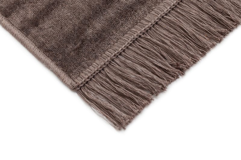 Viskoosimatto Granada 80x150 cm Taupe - Taupe - Kodintekstiilit & matot - Matto - Moderni matto - Viskoosimatto & keinosilkkimatto