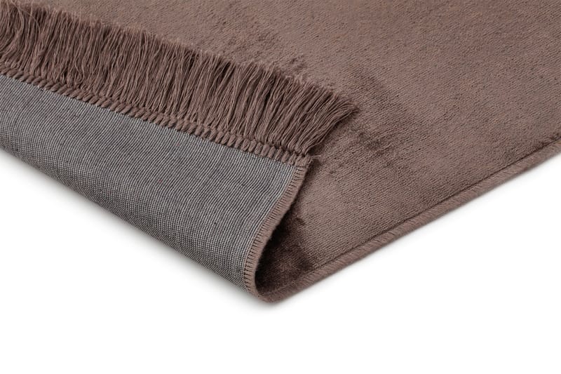 Viskoosimatto Granada 80x300 cm Taupe - Taupe - Kodintekstiilit & matot - Matto - Moderni matto - Viskoosimatto & keinosilkkimatto