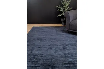 Viskoosimatto Riho 200x300 cm - Laivastonsininen - Kodintekstiilit & matot - Matto - Moderni matto - Viskoosimatto & keinosilkkimatto