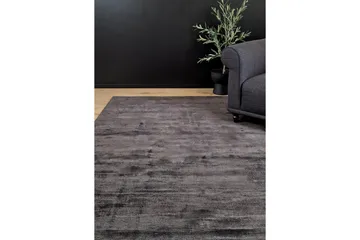 Viskoosimatto Riho 240x340 cm - Hiilenharmaa - Kodintekstiilit & matot - Matto - Moderni matto - Viskoosimatto & keinosilkkimatto