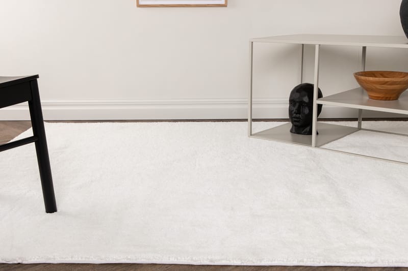 Viskoosimatto Undra Suorakaide 200x300 cm - Valkoinen - Kodintekstiilit & matot - Matto - Moderni matto - Viskoosimatto & keinosilkkimatto