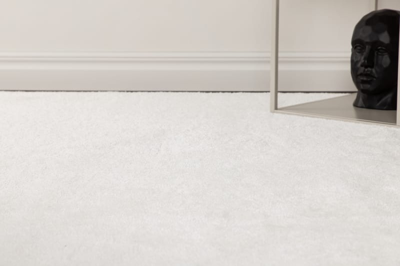 Viskoosimatto Undra Suorakaide 250x350 cm - Valkoinen - Kodintekstiilit & matot - Matto - Moderni matto - Viskoosimatto & keinosilkkimatto