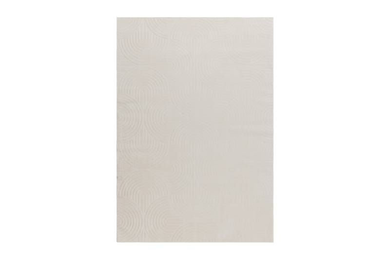 Viskoosimatto Mema 160x230 cm - Kermanvärinen - Kodintekstiilit & matot - Matto - Moderni matto - Viskoosimatto & keinosilkkimatto