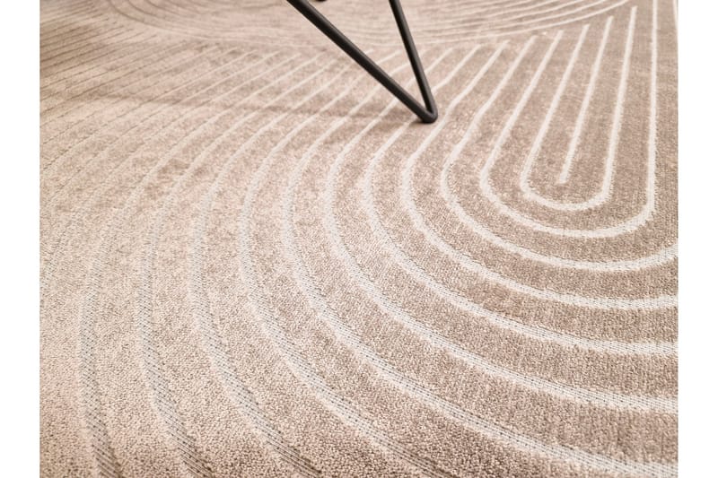 Viskoosimatto Mema 240x340 Suorakaiteen muotoinen - Hiekka - Kodintekstiilit & matot - Matto - Moderni matto - Viskoosimatto & keinosilkkimatto