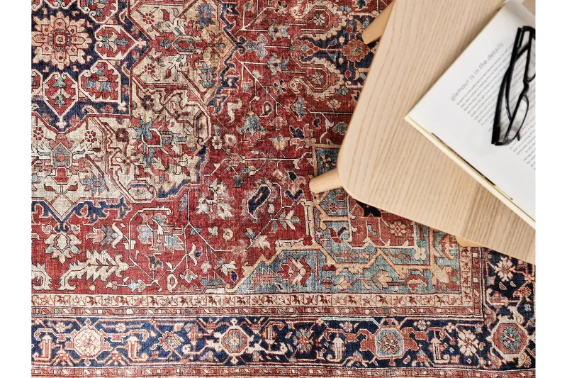 Wilton-matto Amber 230x340 Suorakaiteen muotoinen - Punainen - Kodintekstiilit & matot - Matto - Moderni matto - Wilton-matto