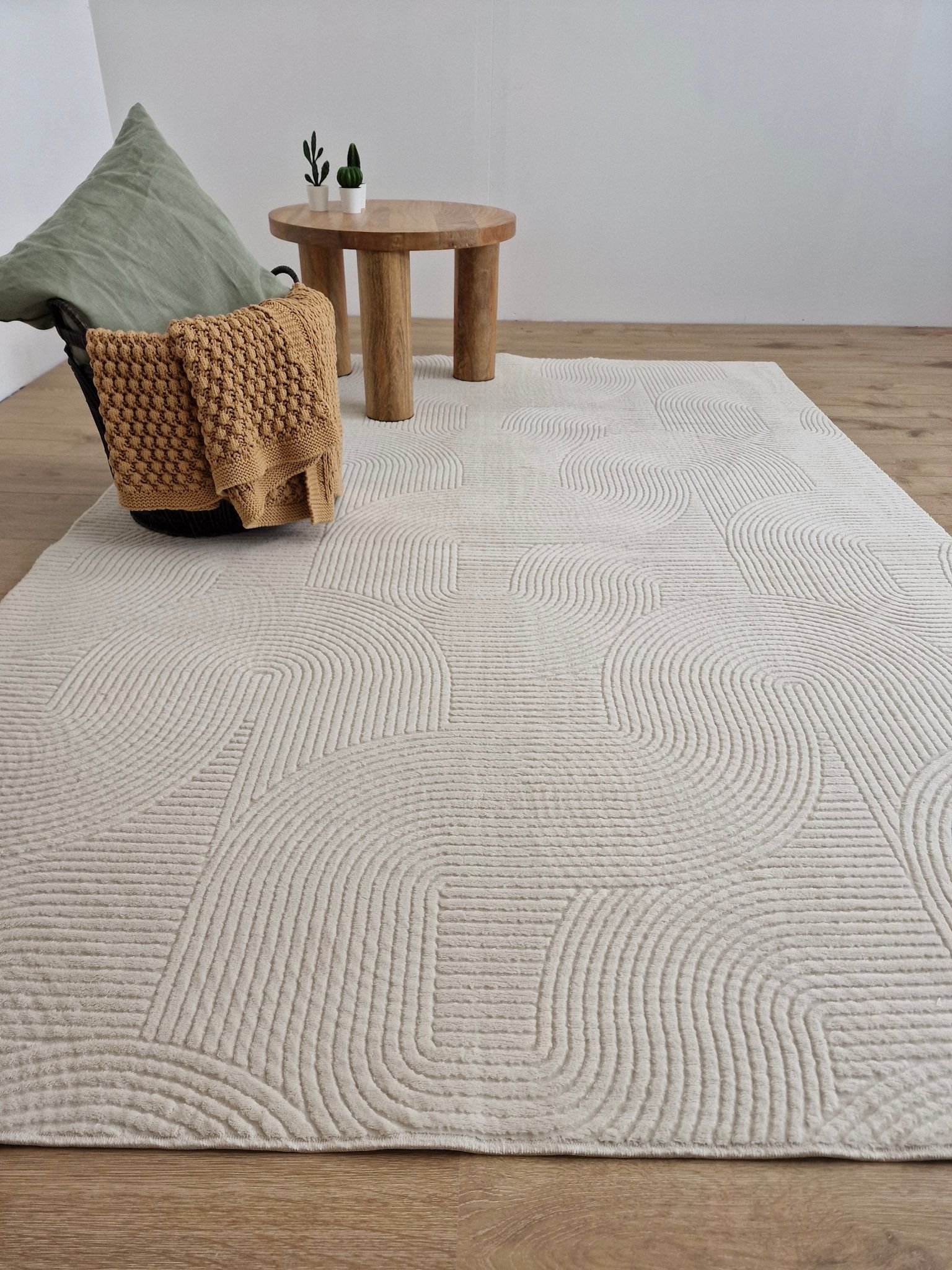 Castello Wilton-matto 160x230 cm Suorakulmainen - Luonnonväri - Kodintekstiilit & matot - Matto - Moderni matto - Wilton-matto