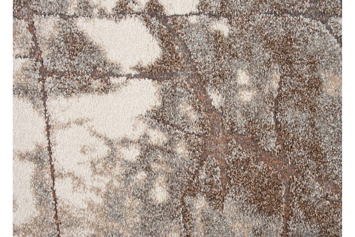 Friezematto Ibiza Ø160 cm Tiili - Ruoste - Pyöreät matot - Kuviollinen matto & värikäs matto - Wilton-matto