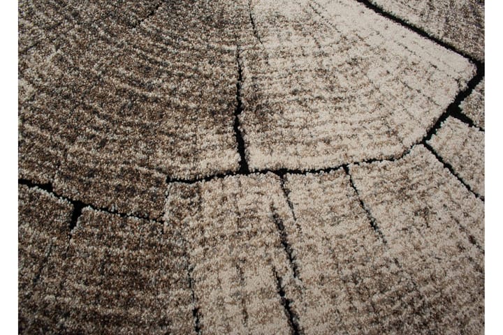 Friezematto Ibiza 133x190 cm Tree Harmaa - Harmaa - Wilton-matto - Kuviollinen matto & värikäs matto - Iso matto