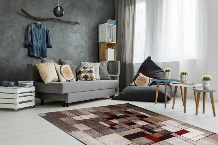 Friezematto London 240x340 - Monivärinen - Kuviollinen matto & värikäs matto - Iso matto
 - Wilton-matto