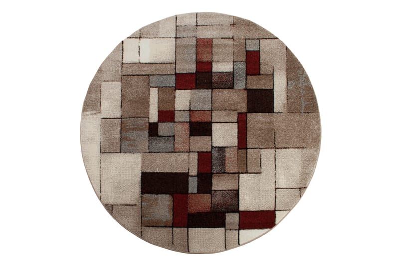 Friezematto London Pyöreä 160, Hiekka