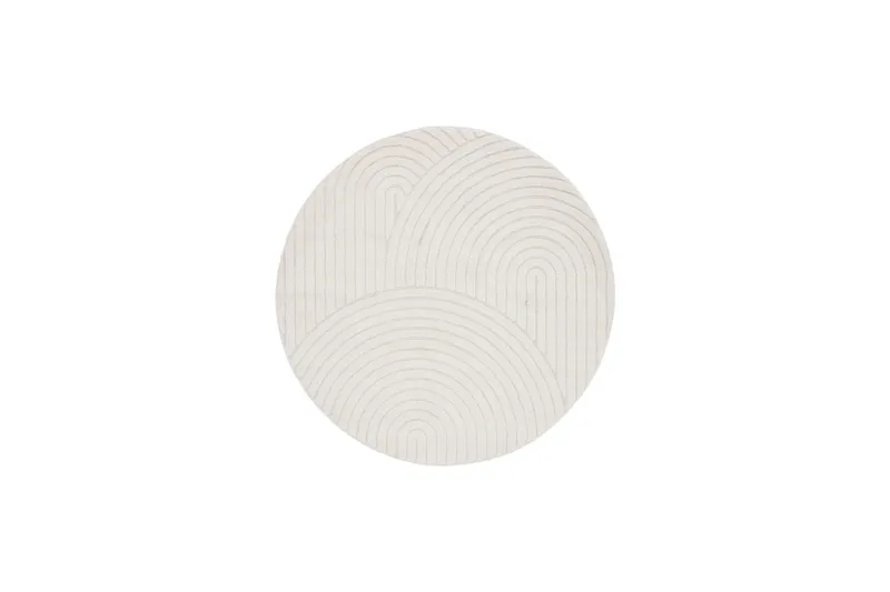 Wilton-matto Genova Zen 200 Pyöreä, Valkoinen