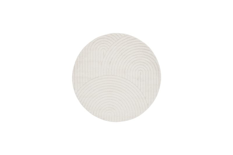 Wilton-matto Genova Zen 240 Pyöreä - Valkoinen - Kodintekstiilit & matot - Matto - Moderni matto - Wilton-matto