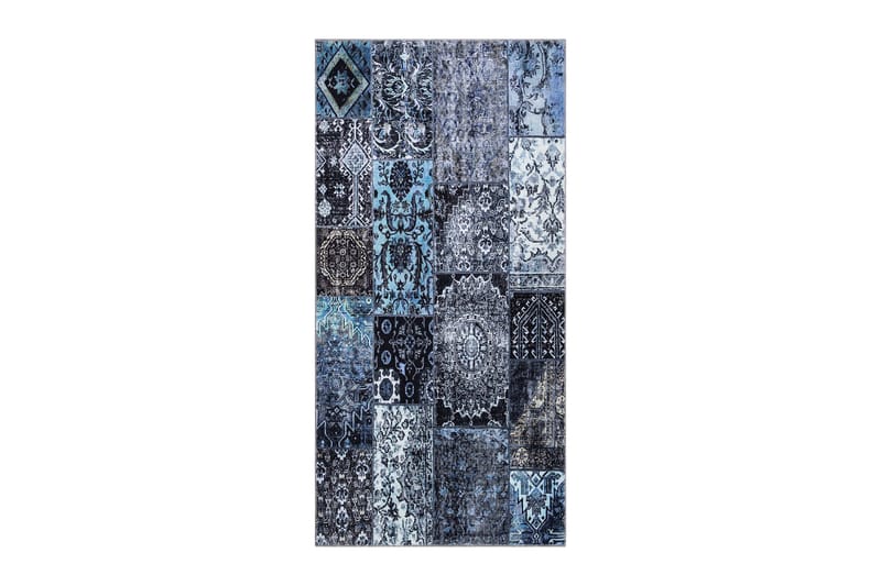 Wilton-matto Gumala 80x300 Soikea, Sininen