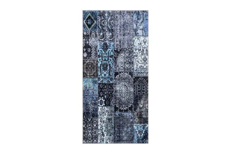 Wilton-matto Gumala 80x300 Soikea, Sininen