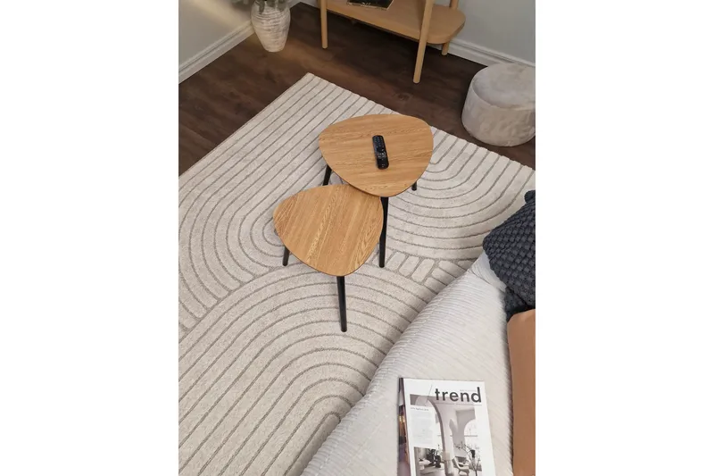 Wilton-matto Halder 200x290 Suorakaiteen muotoinen - Beige - Kodintekstiilit & matot - Matto - Moderni matto - Wilton-matto