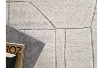 Wilton-matto Halder 200x290 Suorakaiteen muotoinen - Beige - Kodintekstiilit & matot - Matto - Moderni matto - Wilton-matto