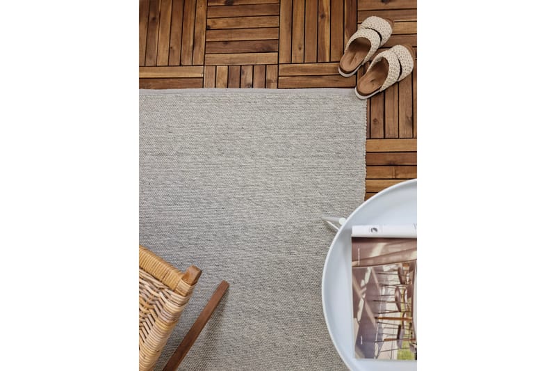 Wilton-matto Jao 240x240 Neliö - Harmaa - Kodintekstiilit & matot - Matto - Moderni matto - Wilton-matto