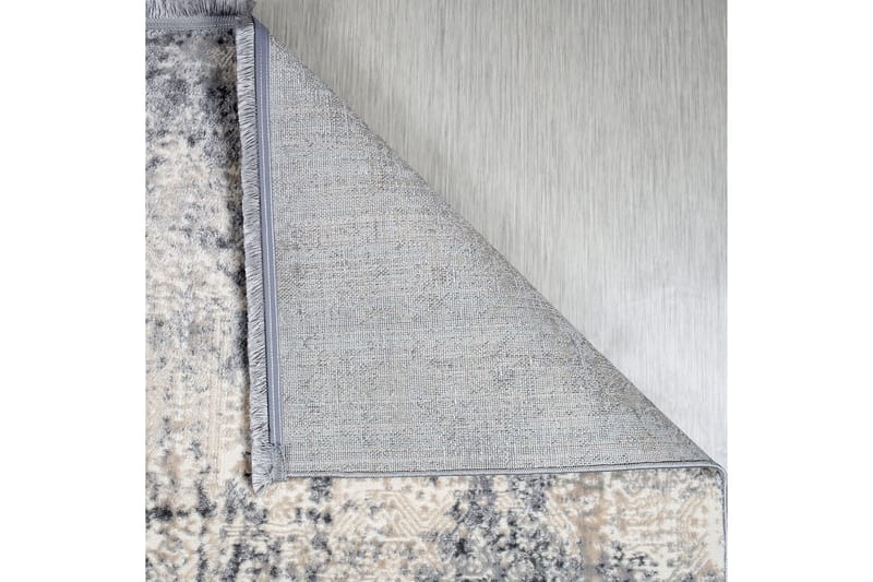 Käytävämatto Naveena 80x150 cm Suorakaide - Harmaa/Beige/Kerma - Kodintekstiilit & matot - Matto - Moderni matto - Käytävämatto