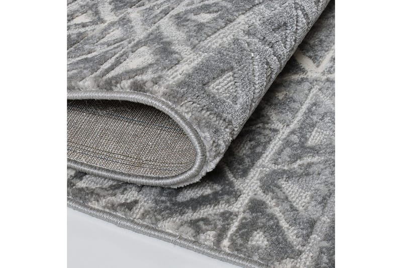 Käytävämatto Naveena 80x150 cm Suorakaide - Harmaa/Kerma - Kodintekstiilit & matot - Matto - Moderni matto - Wilton-matto