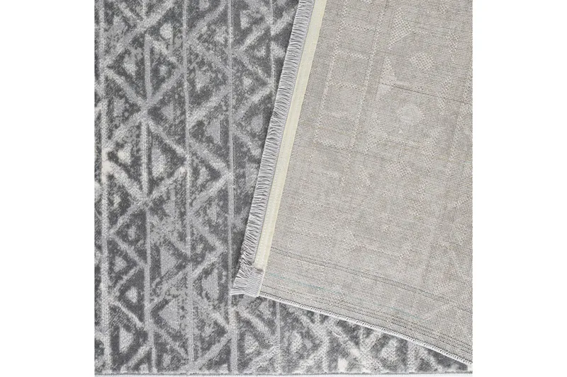 Käytävämatto Naveena 80x150 cm Suorakaide - Harmaa/Kerma - Kodintekstiilit & matot - Matto - Moderni matto - Wilton-matto