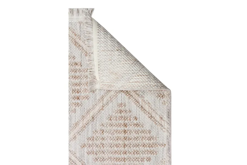 Käytävämatto Norihiko 80x150 cm Suorakaide - Harmaa/Beige - Kodintekstiilit & matot - Matto - Moderni matto - Käytävämatto