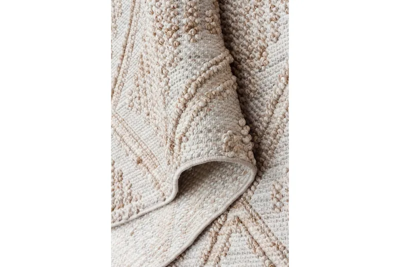 Käytävämatto Norihiko 80x150 cm Suorakaide - Harmaa/Beige - Kodintekstiilit & matot - Matto - Moderni matto - Käytävämatto