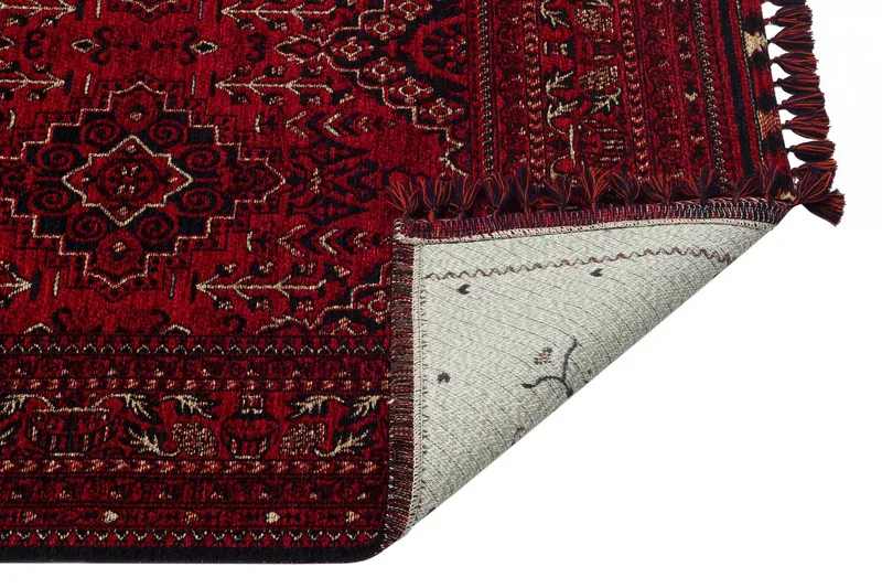 Käytävämatto Noriyasu 80x150 cm Suorakaide - Punainen - Kodintekstiilit & matot - Matto - Moderni matto - Wilton-matto