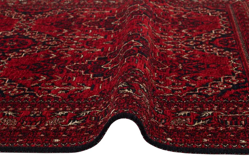 Käytävämatto Noriyasu 80x150 cm Suorakaide - Punainen - Kodintekstiilit & matot - Matto - Moderni matto - Wilton-matto
