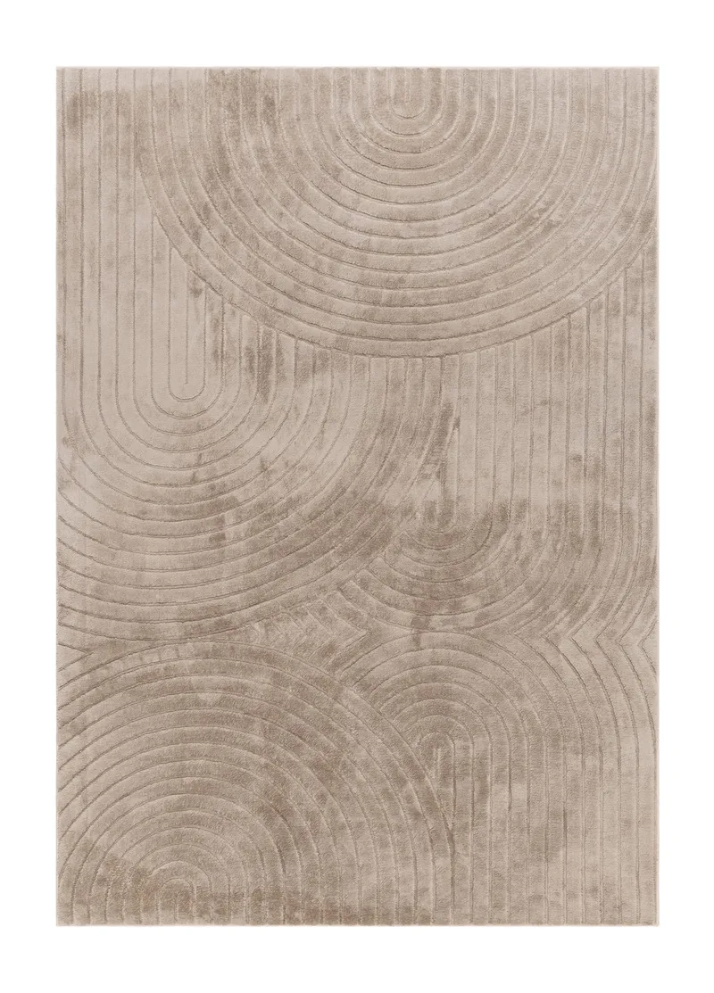 Konekudottu matto Cozy Zen 200x290 cm, Taupe
