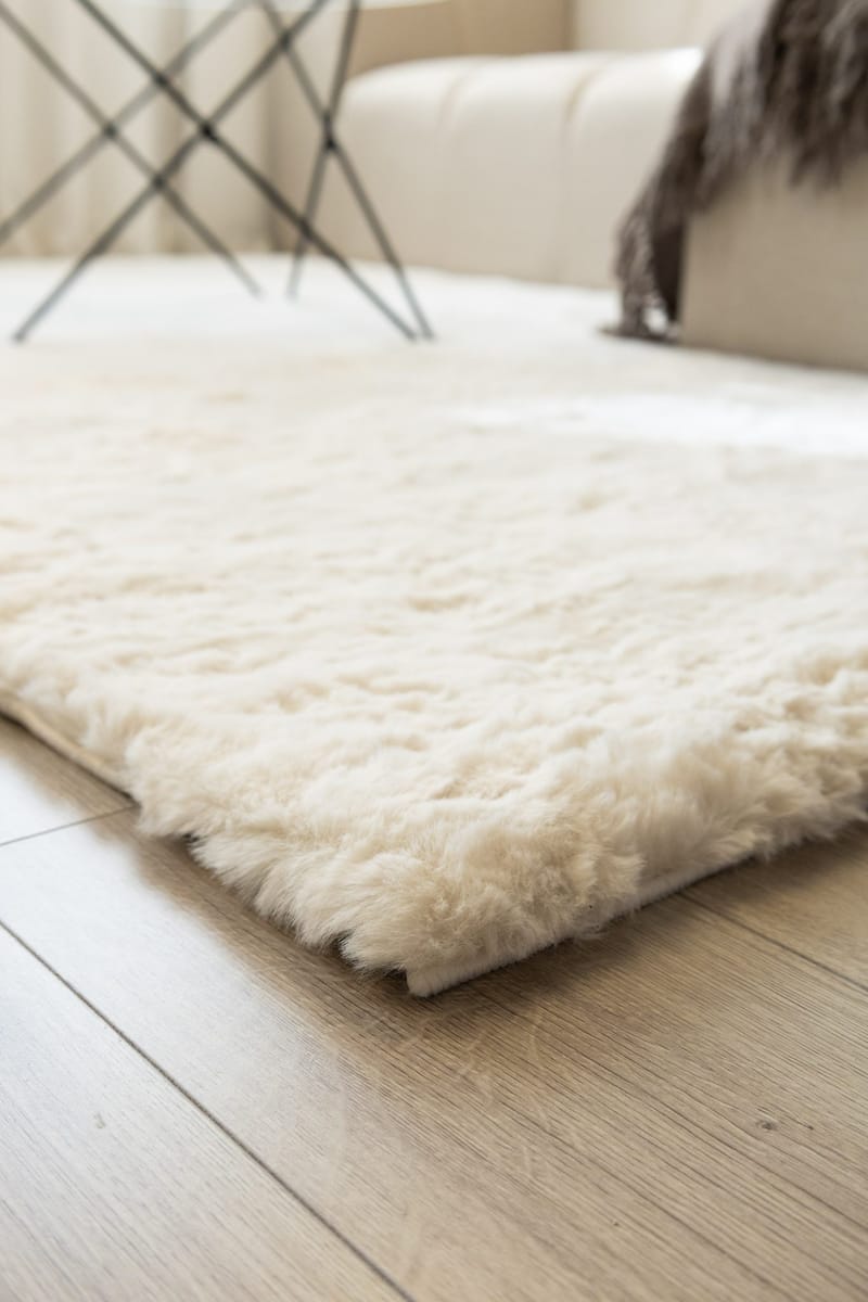 Konekudottu matto KM Home Heaven Deluxe NELIÖ 200x200 Creme - Creme - Kodintekstiilit & matot - Matto - Moderni matto - Wilton-matto