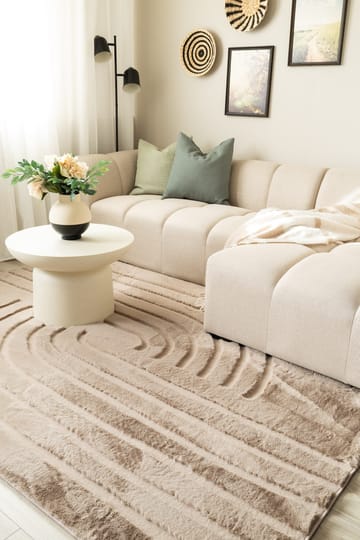 Konekudottu matto KM Home Heaven Modern 240x340 taupe - Taupe - Kodintekstiilit & matot - Matto - Moderni matto - Wilton-matto