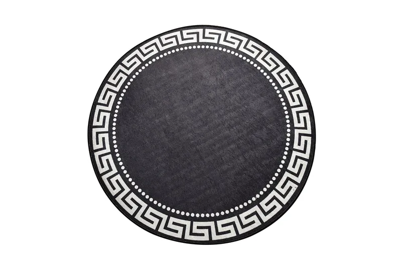 Matto Antik Pyöreä 100 cm - Monivärinen / Sametti - Kodintekstiilit & matot - Matto - Moderni matto - Wilton-matto