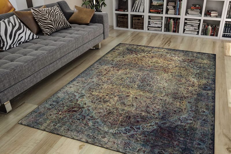 Matto Artloop 140x190 cm - Monivärinen - Kodintekstiilit & matot - Matto - Moderni matto - Wilton-matto