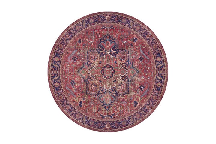 Matto Artloop 230 cm Pyöreä - Monivärinen - Wilton-matto - Kuviollinen matto & värikäs matto