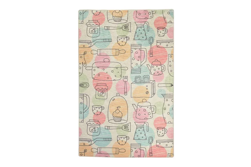 Matto Bakery 120x180 cm, Monivärinen / Sametti