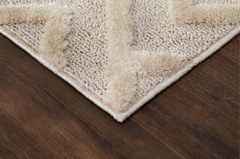 Matto Baretta Tanger 240x340 cm Kermanvalkoinen - Kermanvalkoinen - Kodintekstiilit & matot - Matto - Moderni matto - Wilton-matto