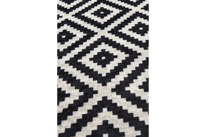 Matto Blackwhite 140x190 cm - Monivärinen / Sametti - Wilton-matto - Kuviollinen matto & värikäs matto