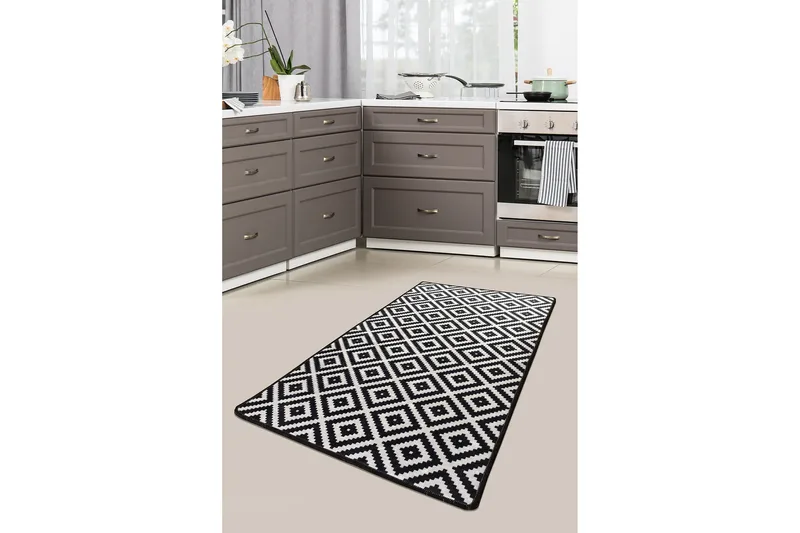 Matto Blackwhite 140x190 cm, Monivärinen / Sametti