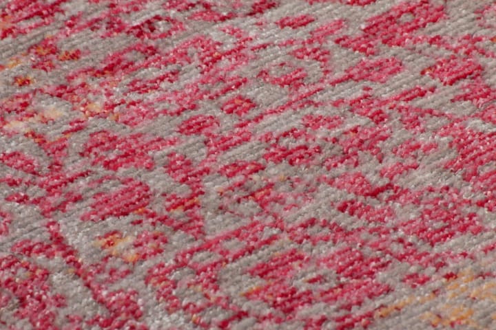 Matto Blooms Pui 120x170 cm Oranssi/ Punainen - D-Sign - Wilton-matto - Kuviollinen matto & värikäs matto