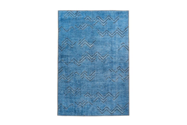 Matto Bridchat Hoi Sininen 120x180 cm - D-Sign - Wilton-matto - Kuviollinen matto & värikäs matto