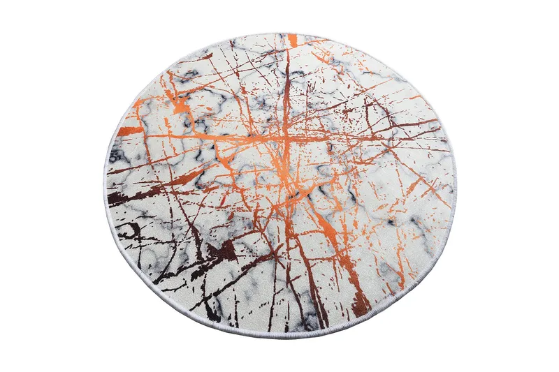 Matto Brillantor Pyöreä 140 cm, Monivärinen / Sametti