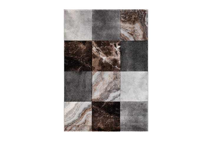 Matto Brilliance Dark 200x290 cm Musta - Musta - Wilton-matto - Kuviollinen matto & värikäs matto
