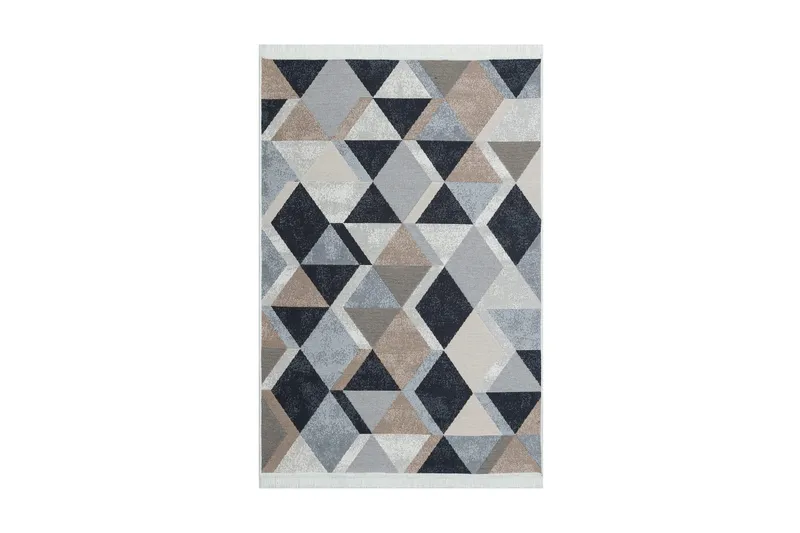 Matto Caleban 120x180 cm, Beige/Musta/Valk/Puuvilla