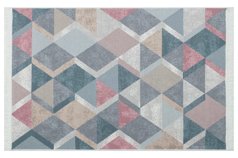 Matto Caleban 120x180 cm - Sin/V.pun/Beige/Harm/Puuvilla - Kodintekstiilit & matot - Matto - Moderni matto - Wilton-matto