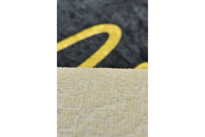 Matto Catface Pyöreä 100 cm - Monivärinen / Sametti - Pyöreät matot - Wilton-matto - Kuviollinen matto & värikäs matto
