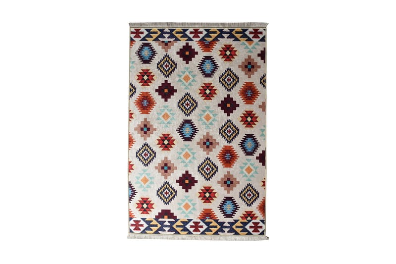 Matto Chaunta 140x190 cm - Monivärinen / Sametti - Kodintekstiilit & matot - Matto - Moderni matto - Wilton-matto
