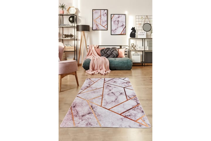 Matto Chilai 100x180 cm - Monivärinen - Wilton-matto - Kuviollinen matto & värikäs matto