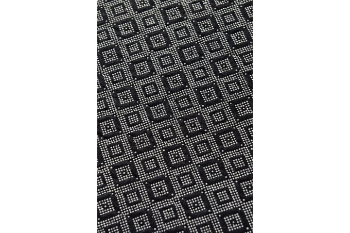 Matto Chilai 120x180 cm - Musta / Valkoinen - Wilton-matto - Kuviollinen matto & värikäs matto