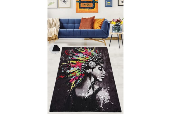 Matto Chilai 150x240 cm - Monivärinen - Wilton-matto - Kuviollinen matto & värikäs matto
